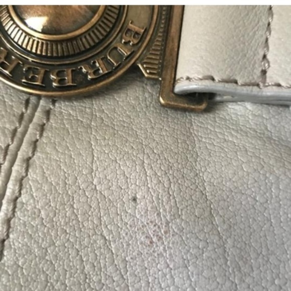 Burberry Saffiano stone leather satchel - Picture 15 of 16